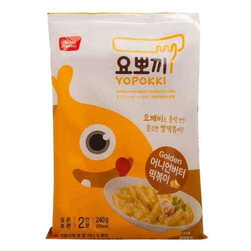 Рисовые клецки Youngt Poong топокки с соусом вкус сыра 240г Южная Корея в Газпром