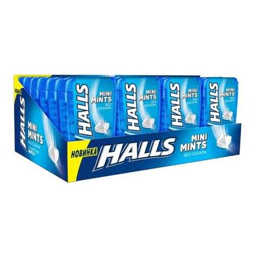 HALLS Mini Mints конфеты без сахара со вкусом мяты 12,5г по 24 шт в Газпром
