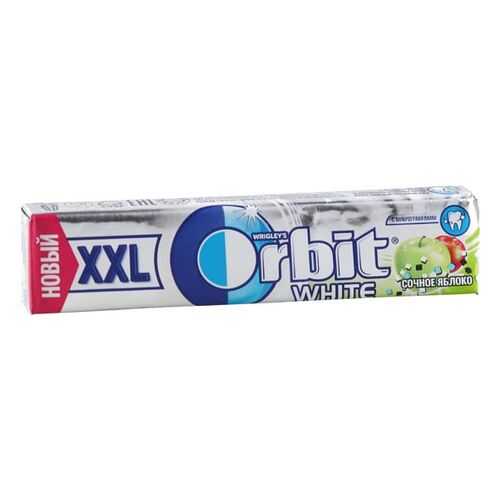 Резинка жевательная Orbit white с ароматом яблока 20.4 г в Газпром
