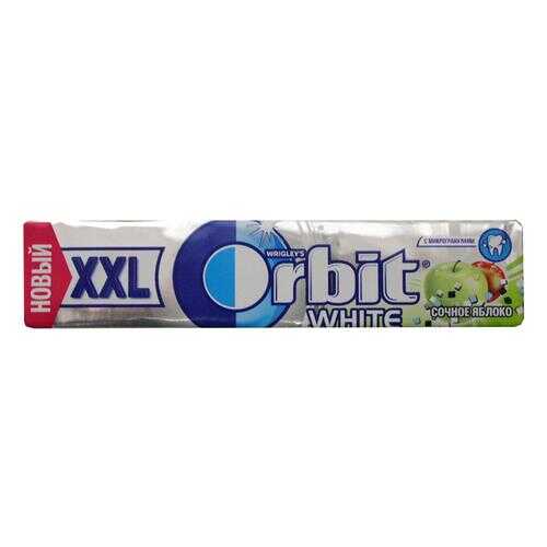 Жевательная резинка Orbit белоснежный сочное яблоко XXL 20 штук 20.4 г в Газпром
