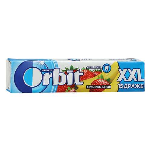 Жевательная резинка Orbit клубника-банан xxl 20.4 г в Газпром