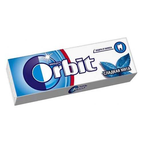 Жевательная резинка Orbit сладкая мята 13.6 г в Газпром