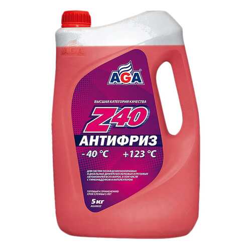 Антифриз AGA G11 красный 5л в Газпром