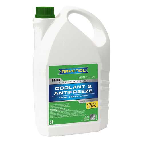 Антифриз RAVENOL G12+ зеленый 5л в Газпром