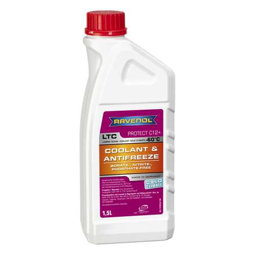 Антифриз RAVENOL LTC COLD CLIMATE G12+ фиолетовый готовый 1.5л в Газпром