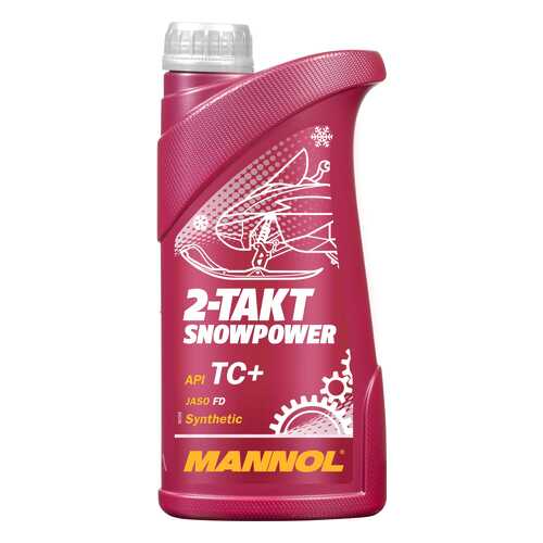 7201 MANNOL 2-TAKT SNOWPOWER 1 л. Синтетическое моторное масло для снегоходов (2T) в Газпром