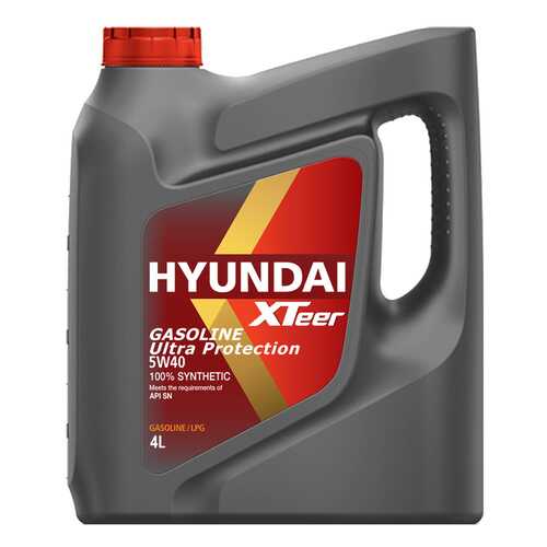 Масло Моторное Hyundai Xteer Gasoline Ultra Protection Sn/Gf-5 5w40 4l Hyundai-KIA а в Газпром