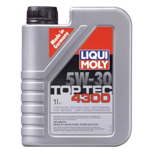 Масло Моторное Liqui Moly Top Tec 4300 5w-30, 1l Liqui moly арт. 2323 в Газпром