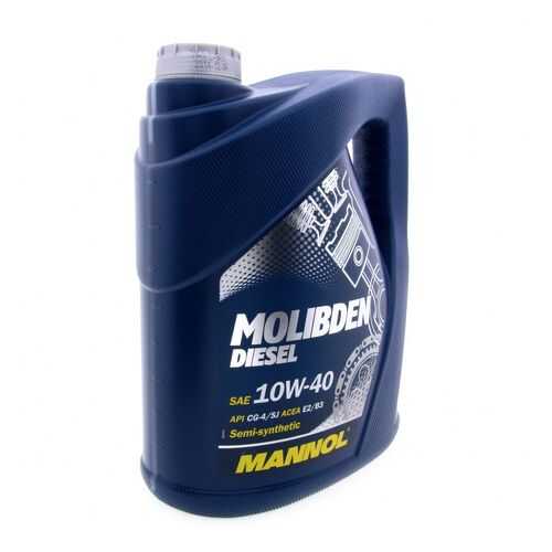Масло Моторное Mannol Diesel П/Синт. 10w40, Sj/Cg-4, Acea A2/B3 (5 Л MANNOL арт. MD50530 в Газпром