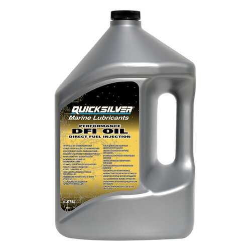 Масло моторное полусинт Quicksilver 2-stroke DFI Optimax 4л в Газпром