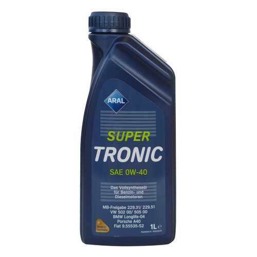 Моторное масло Aral SuperTronic 0W-40 1л в Газпром