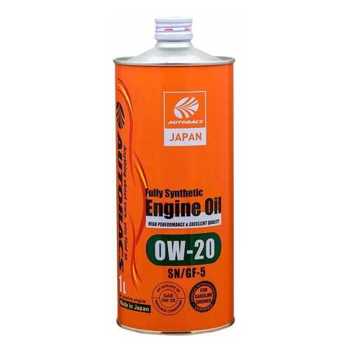 Моторное масло AUTOBACS ENGINE OIL FS 0W20 SN/GF-5 (1л) в Газпром