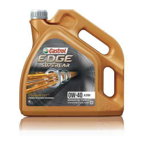 Моторное масло Castrol Edge Supercar 0W-40 4л в Газпром