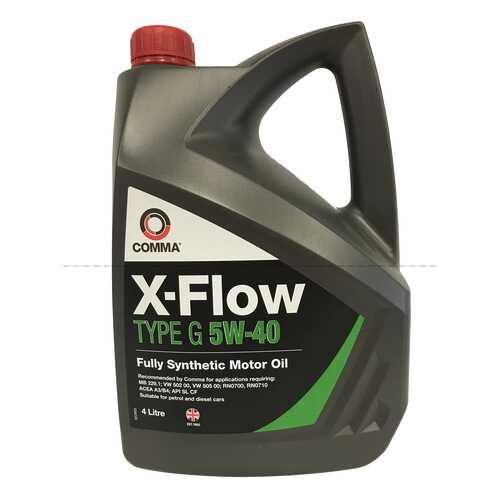Моторное масло Comma x-Flow type g 5W-40 4л в Газпром