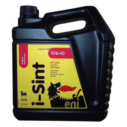 Моторное масло Eni I-Sint SAE 10W-40 4л в Газпром