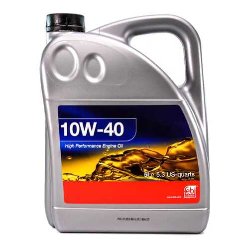 Моторное масло febi high performanse engine oil 10w40 полусинтетическое 5 л 32933 в Газпром