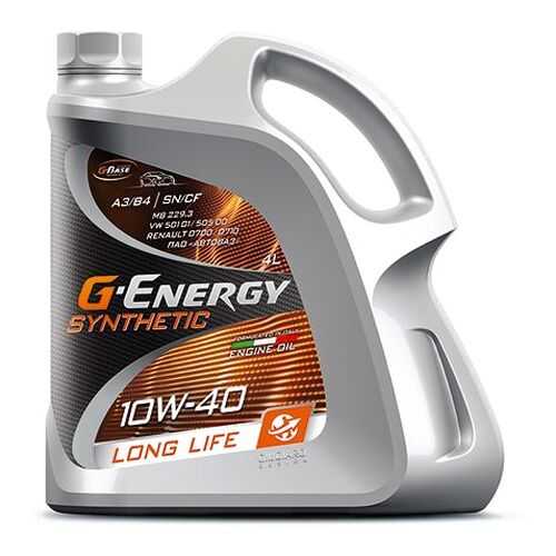 Моторное масло G-Energy Synthetic LongLife 10W-40 4л в Газпром