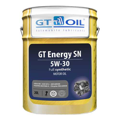 Моторное масло GT-Oil Energy SN 5W-30 20л в Газпром
