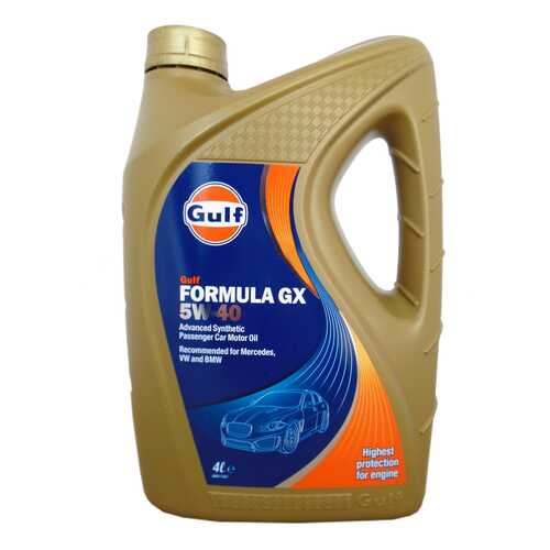 Моторное масло Gulf Formula GX 5W-40 4л в Газпром