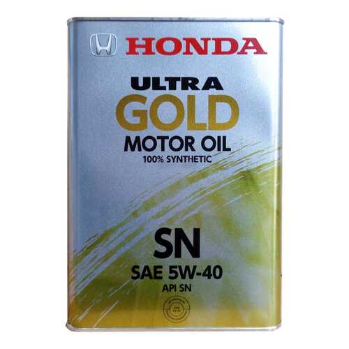 Моторное масло Honda Ultra Gold 5W-40 4л в Газпром