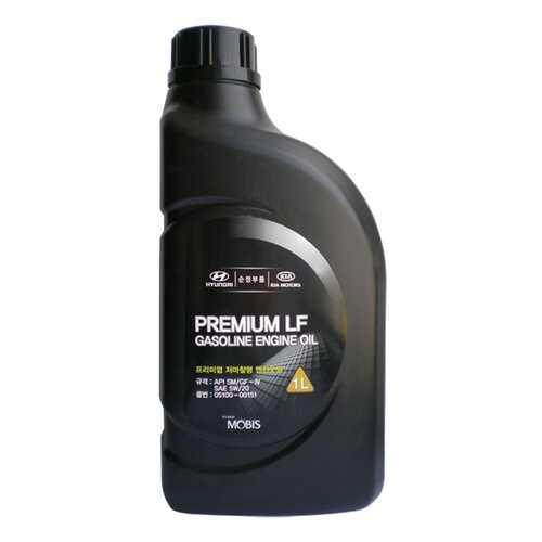 Моторное масло Hyundai Premium LF Gasoline 5W-20 1л в Газпром