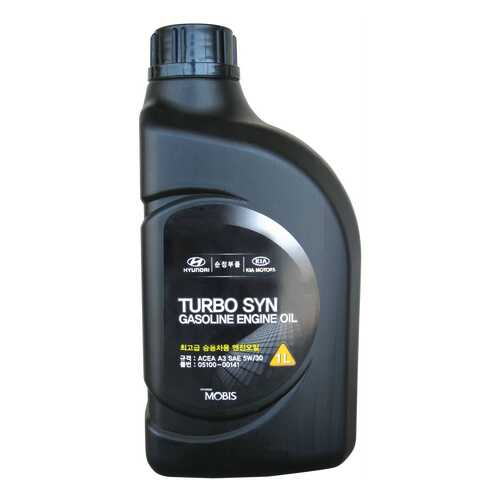 Моторное масло Hyundai Turbo SYN Gasoline Engine Oil SAE 5W-30 1л в Газпром
