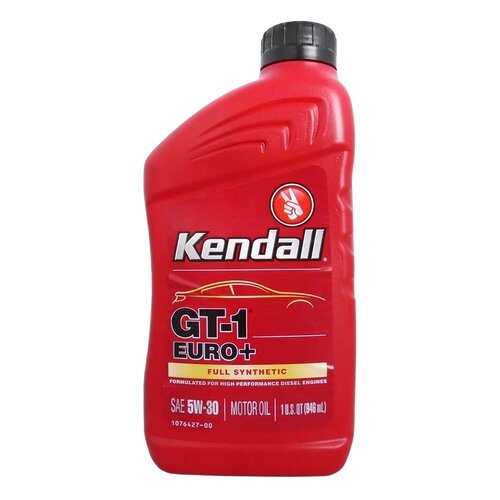 Моторное масло Kendall GT-1® Euro+ Full Synthetic 5W-30 0,946л в Газпром
