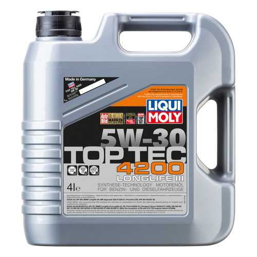 Моторное масло Liqui moly Top Tec 4200 5w-30 4л в Газпром