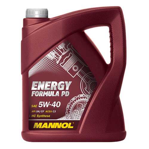 Моторное масло Mannol Ehergy Formula PD 5W-40 5л в Газпром