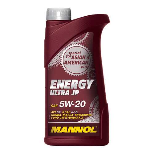 Моторное масло Mannol Energy Ultra JP 5W-20 1л в Газпром