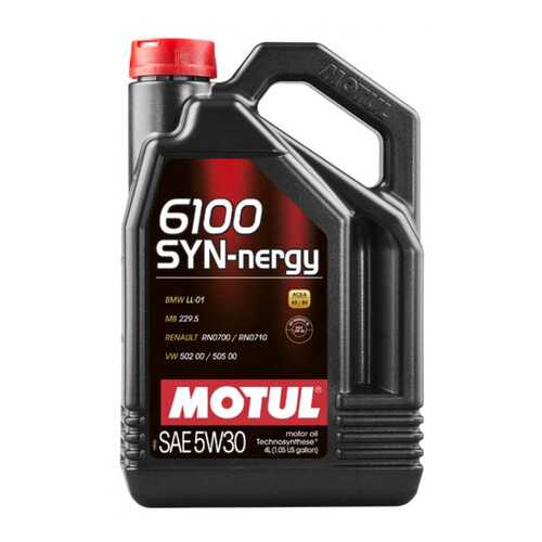 Моторное масло Motul 6100 SYN-NERGY 5W-30 4л в Газпром