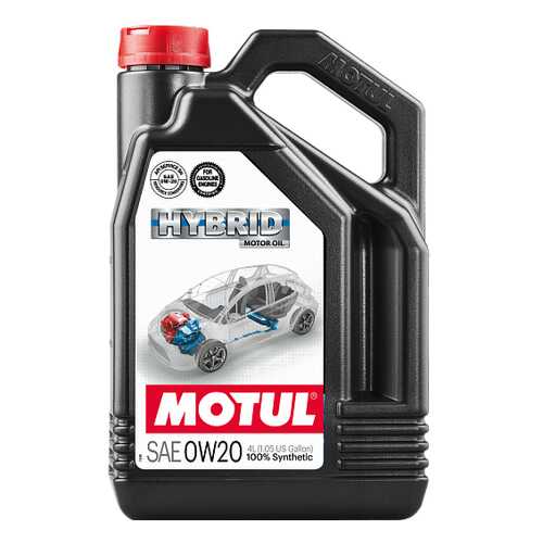 Моторное масло Motul Hybrid 0W-20 4л в Газпром