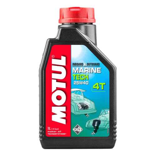 Моторное масло Motul Marine Tech 4T 25W-40 1л в Газпром