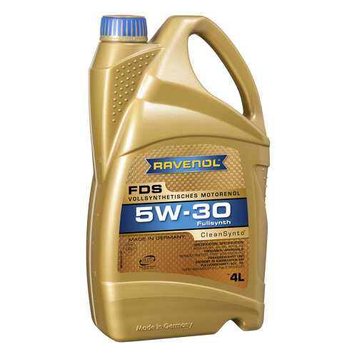 Моторное масло Ravenol FDS SAE 5W-30 4л в Газпром