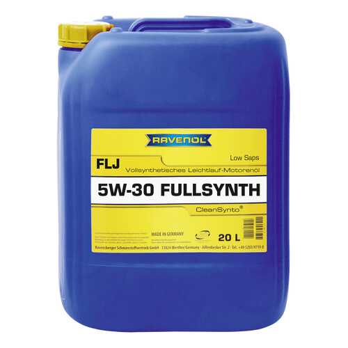 Моторное масло Ravenol FLJ SAE 5W-30 20л в Газпром