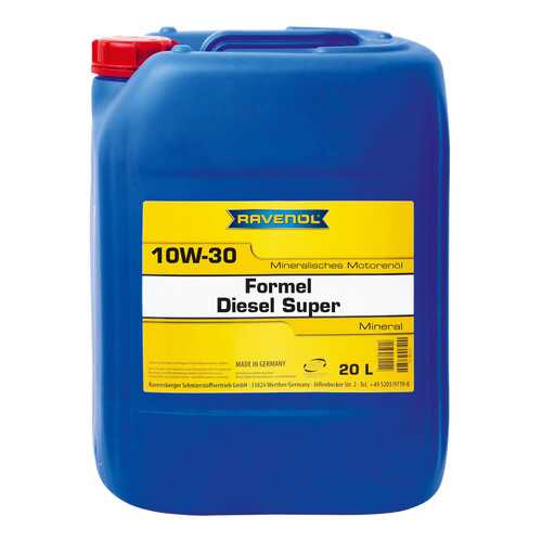 Моторное масло Ravenol Formel Diesel Super 10W-30 20л в Газпром