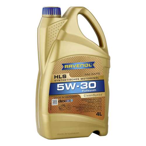 Моторное масло Ravenol HLS SAE 5W-30 4л в Газпром