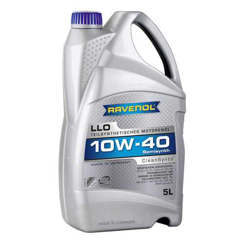 Моторное масло Ravenol LLO SAE 10W-40 5л в Газпром