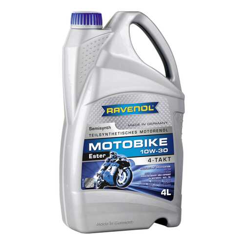 Моторное масло Ravenol Motobike 4-T Ester 10W-30 4л в Газпром