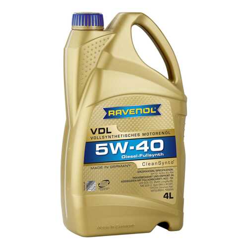 Моторное масло Ravenol VDL SAE 5W-40 4л в Газпром