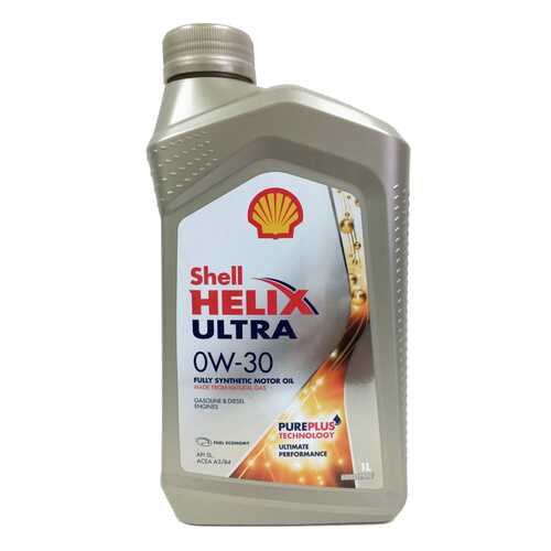 Моторное масло Shell Helix Ultra 0W-30 1л в Газпром