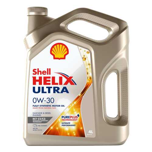Моторное масло Shell Helix Ultra 0w30 4л в Газпром