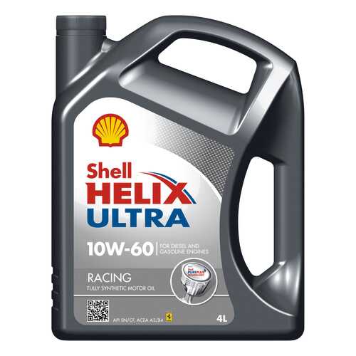 Моторное масло Shell Helix Ultra Racing SAE 10W-60 4L в Газпром