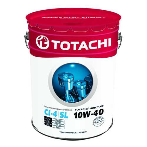 Моторное масло Totachi Niro HD Semi-Synthetic API CI-4 / SL 10W-40 19л в Газпром