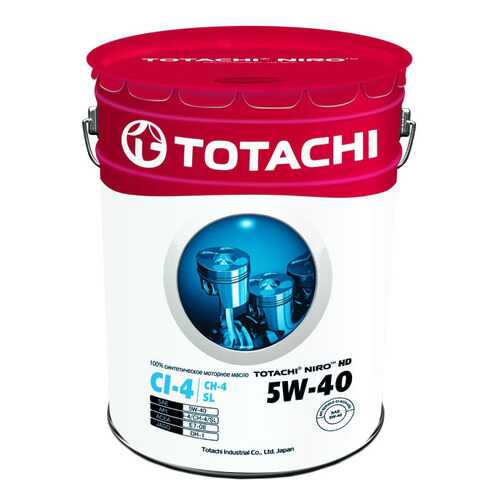 Моторное масло Totachi Niro HD Synthetic API CI-4 / SL 5W-4019,34л в Газпром