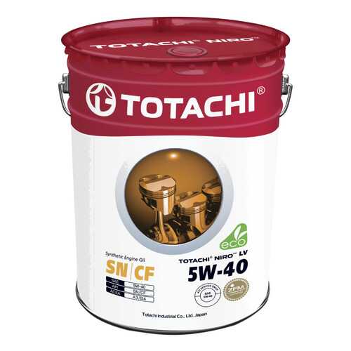 Моторное масло Totachi Niro LV Synthetic SN/CF 5W-40 19л в Газпром