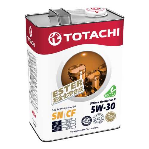 Моторное масло Totachi Ultima EcoDrive F Fully Synthetic SN/CF 5W-30 4л в Газпром