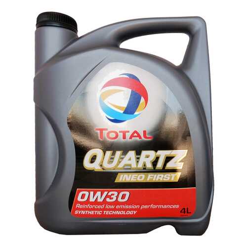 Моторное масло Total Quartz Ineo First SAE 0W-30 4л в Газпром