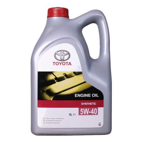 Моторное масло Toyota Engine Oil Synthetic 5W-40 5л в Газпром