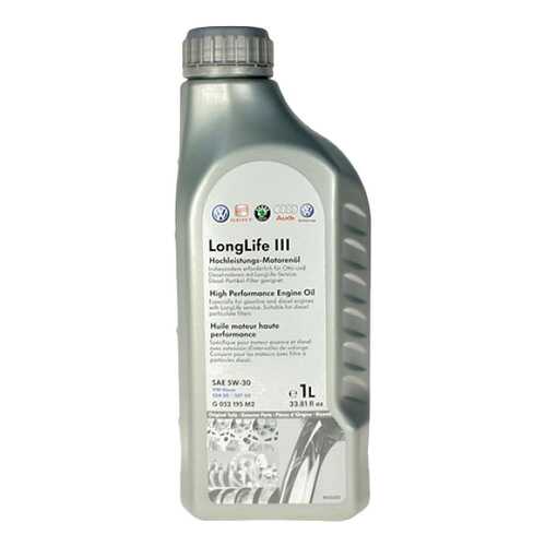 Моторное масло VAG LongLife III 5W-30 1л в Газпром